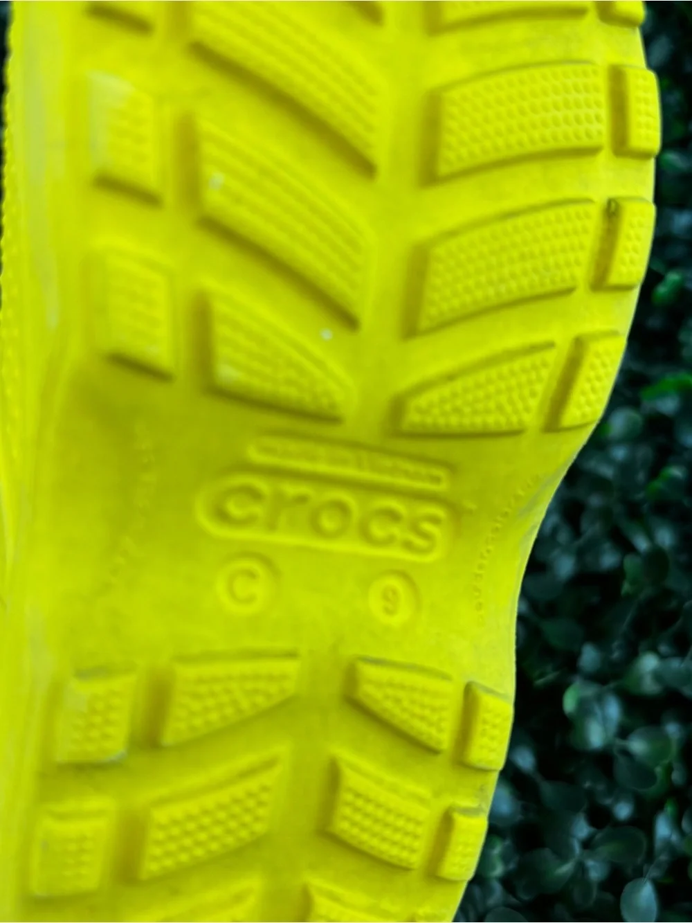 CROCS Kids Yellow Pull-On Waterproof Rain Boots